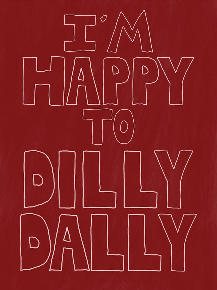 Bold Red Quote