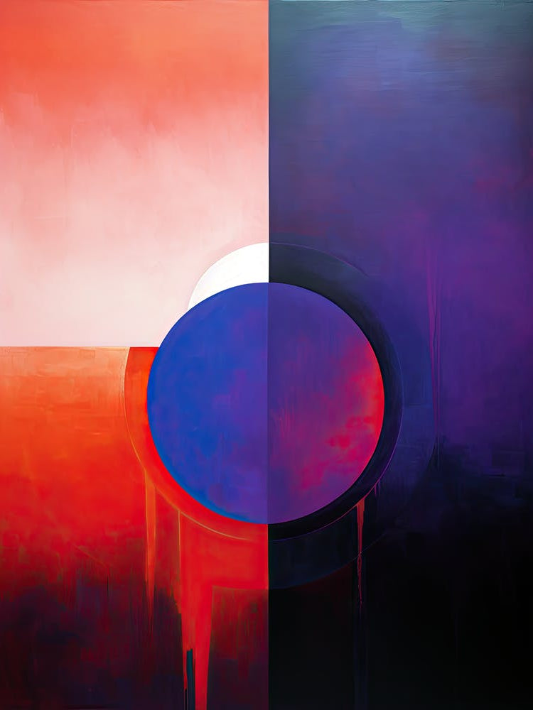 Purple and Red Bauhaus