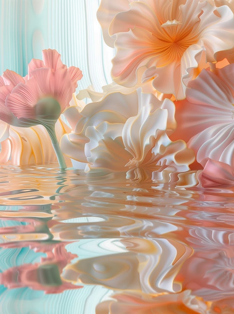 Flowers In Water