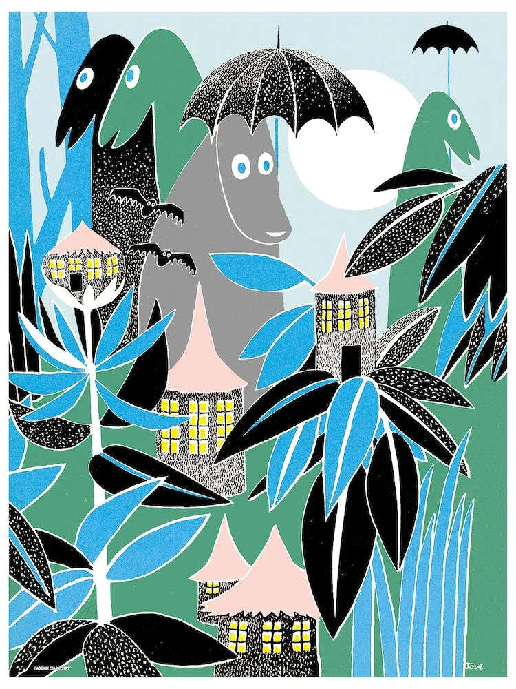 The Moomin Colour Collection Hemulens Umbrella