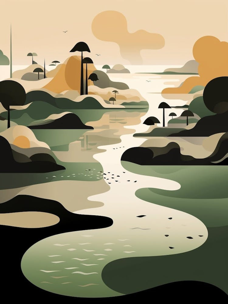 Island Abstract Minimalist 3