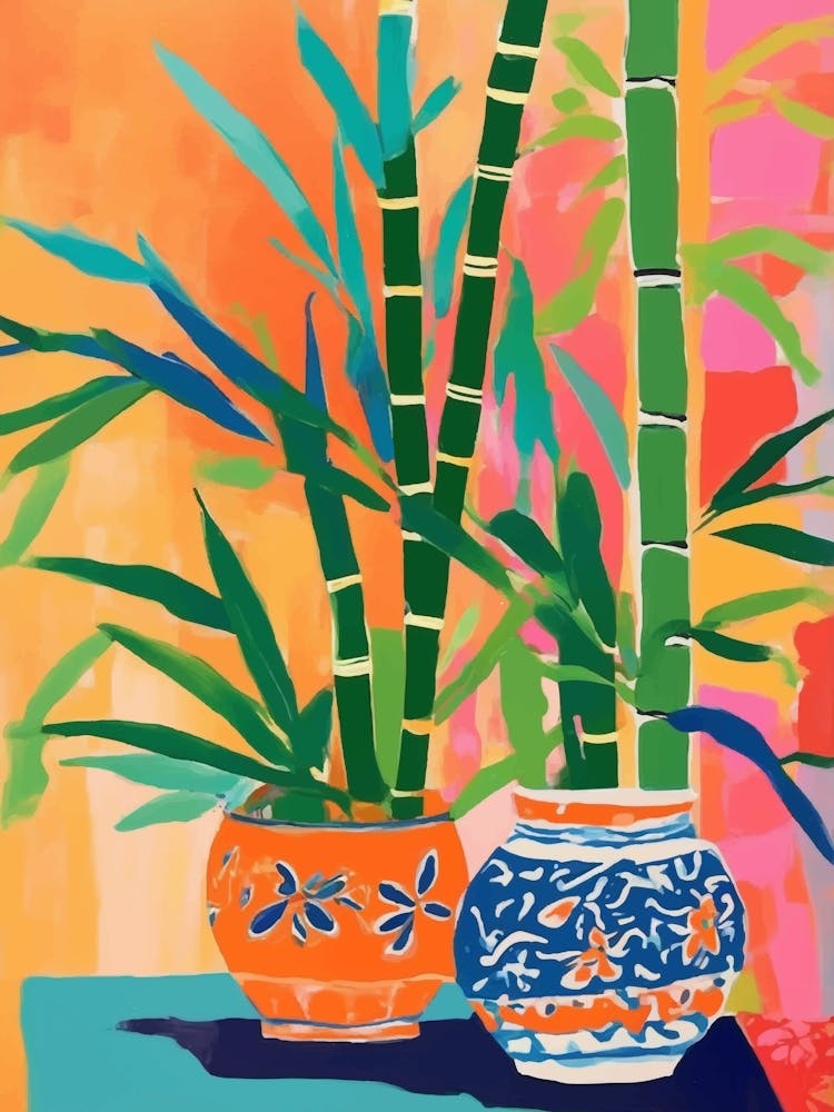 Colorful Bamboos