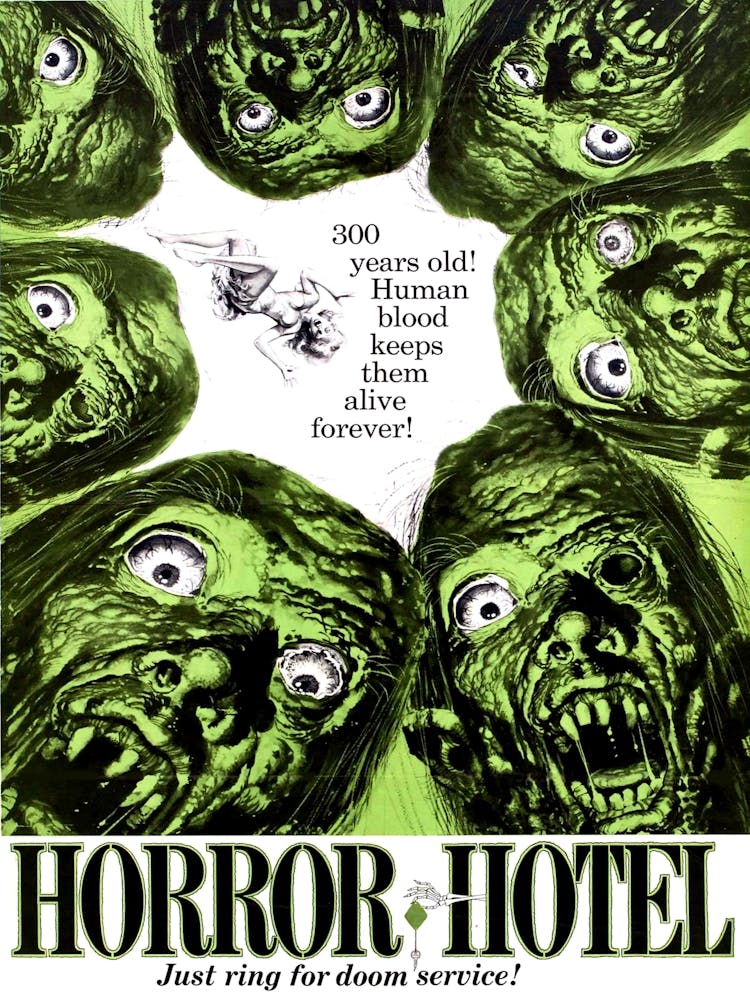 Horror Hotel, Zombies, Movie Poster