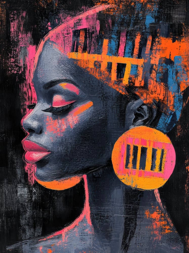 African Woman Canvas Print 15