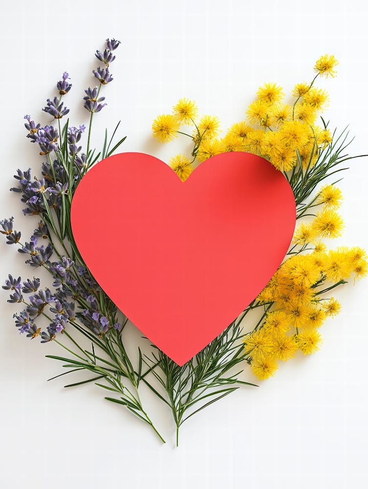 Heart With Flowers
