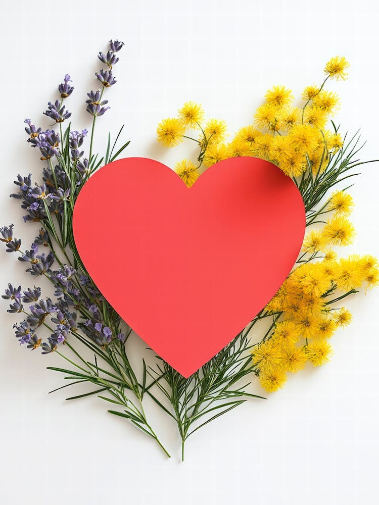 Heart With Flowers