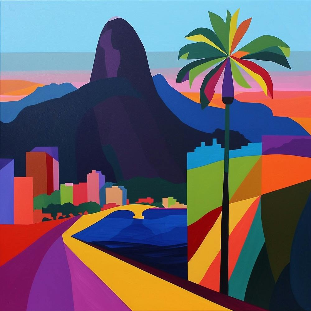 Abstract Travel Collection Rio De Janeiro Brazil 4