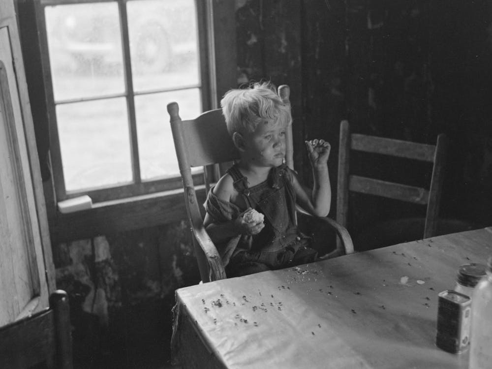 Untitled Photo, Possibly Related To Sharecropper Family On Front Porch Of Cabin, Southeast Missouri Farms By