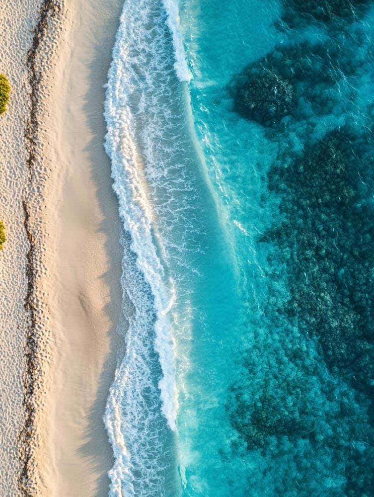 Aerial View Of A Beach 56