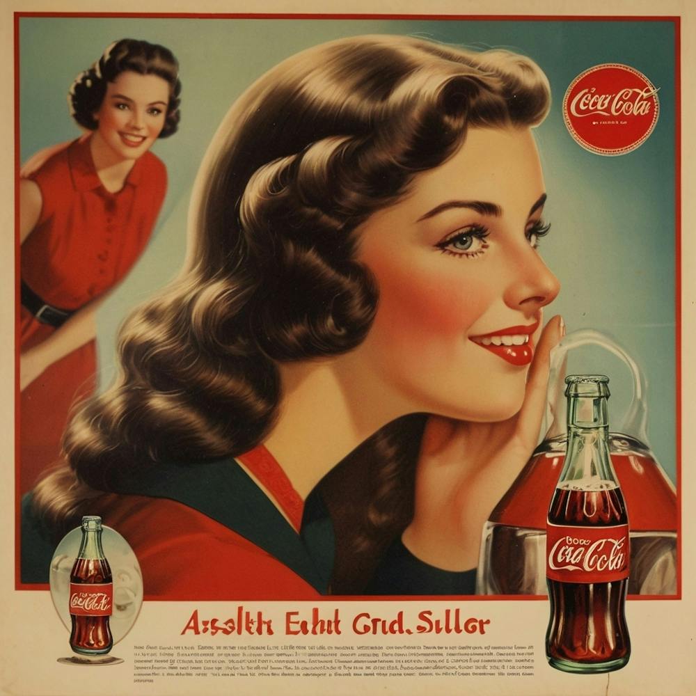 Default Default Vintage And Retro Coca Cola Advertising Aestet 2 (1)