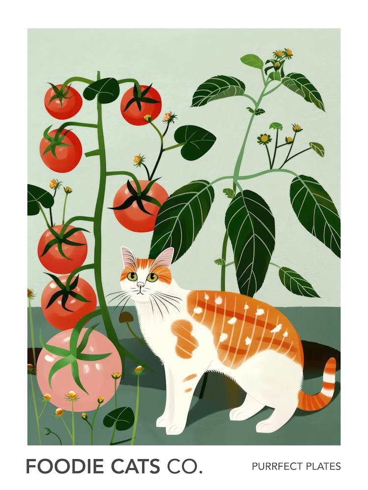 Foodie Cats Co Katze und Tomaten 3