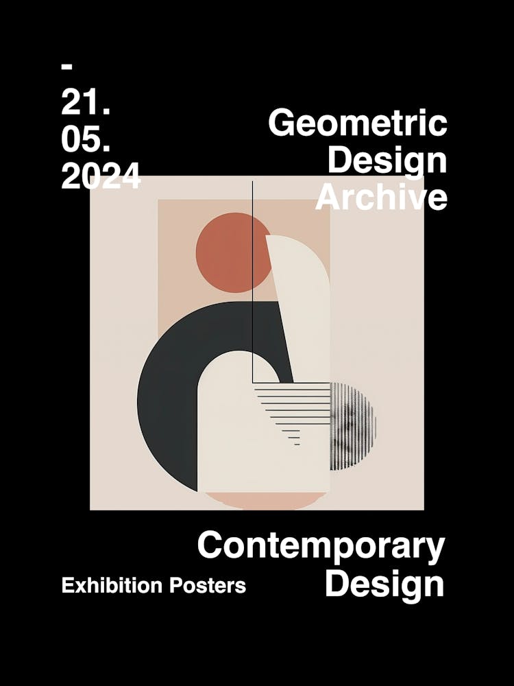 Geometric Design Archive Poster 06