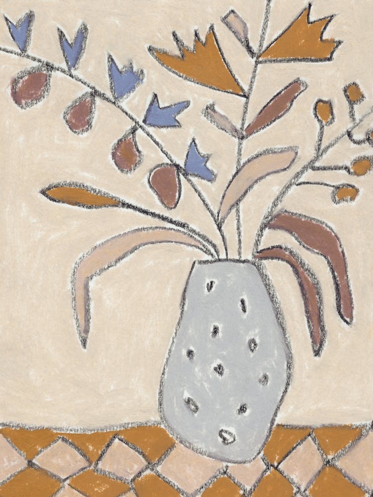 Still Life with a Vase of Autumn Blooms