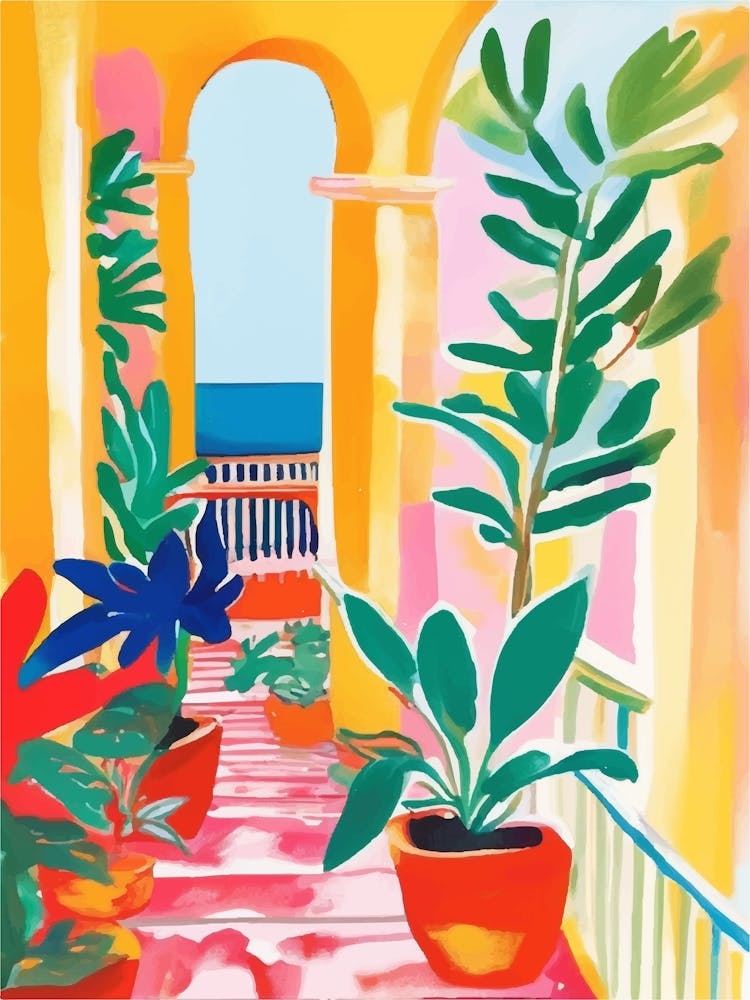 Mediterranean balcony