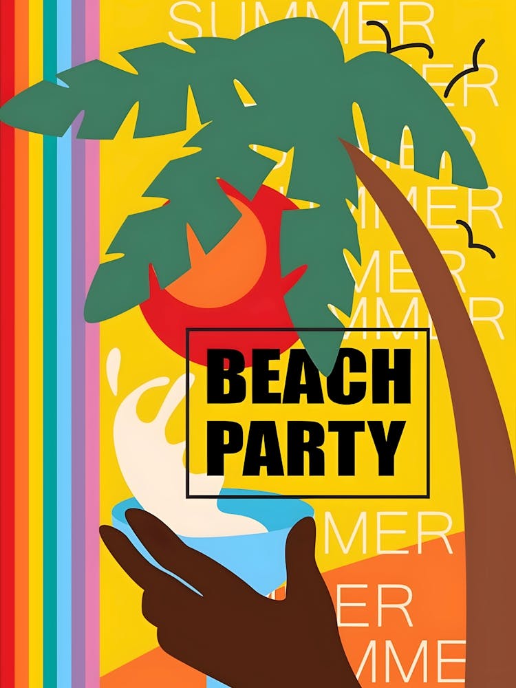 Beach Party Poster 1