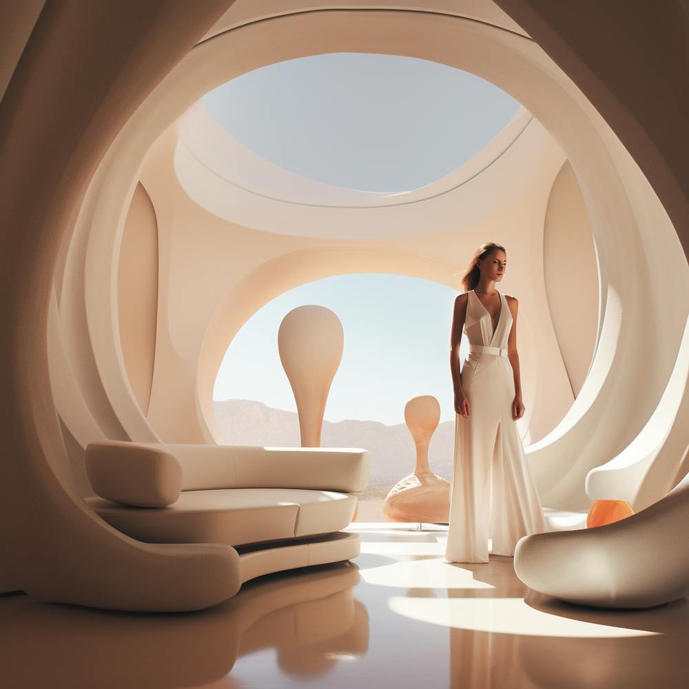 Futuristic Living Room