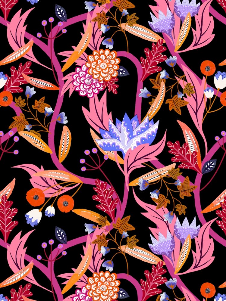 Eastern Delight - Black Pink