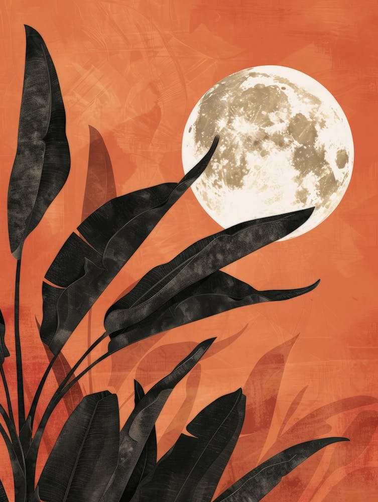 Vollmond Leinwanddruck 1