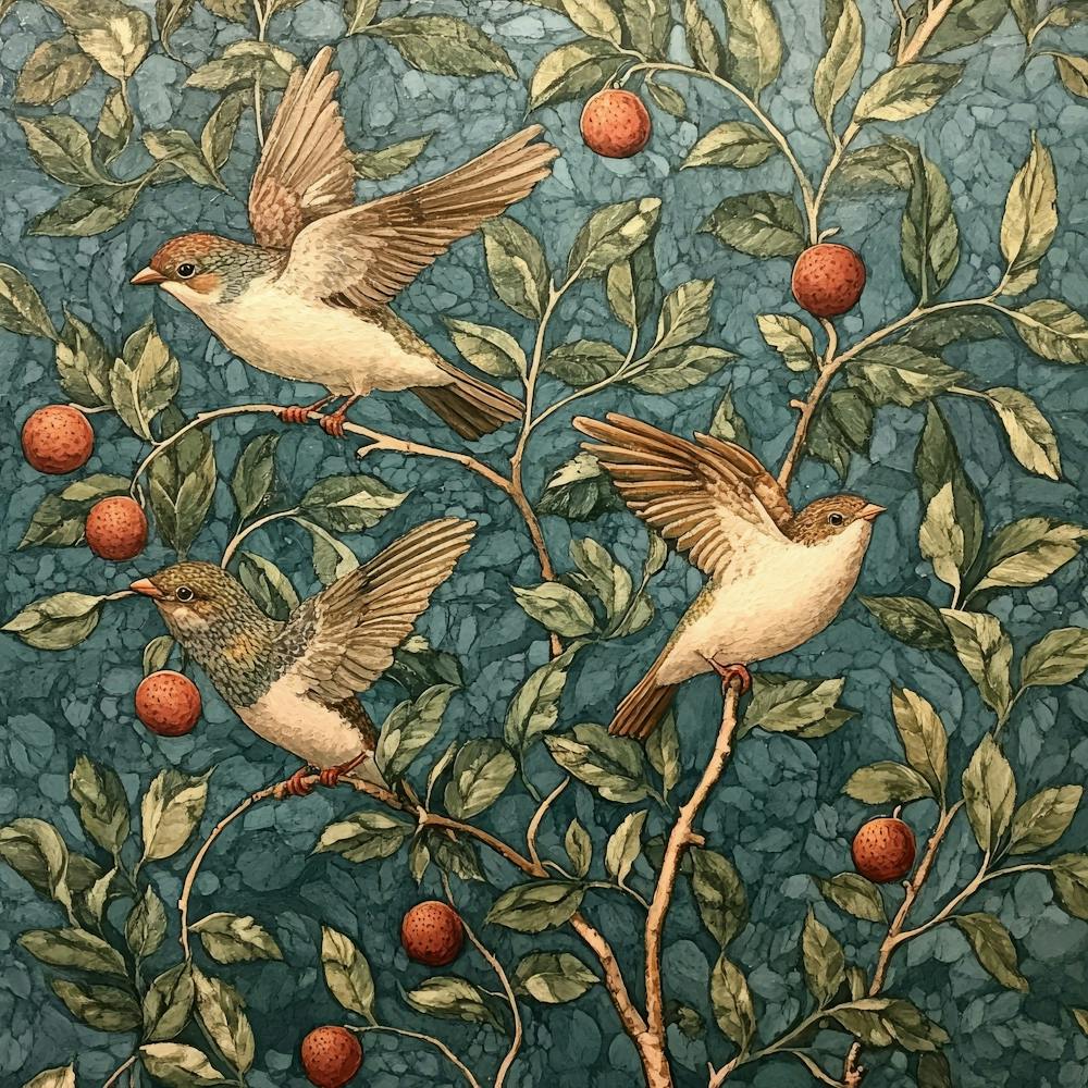 Birds In A Tree Art 5