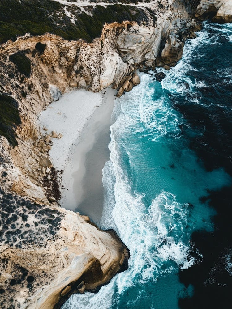 Cliffs And Beach
