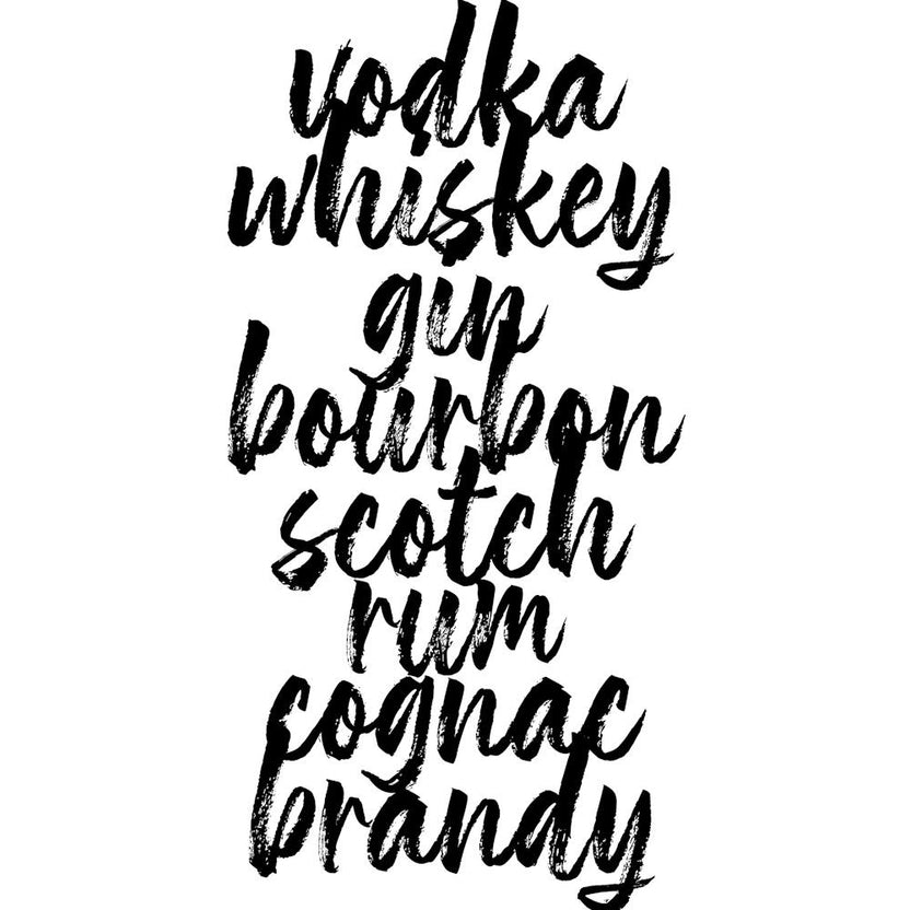 The Bar Cart Bold Script Square