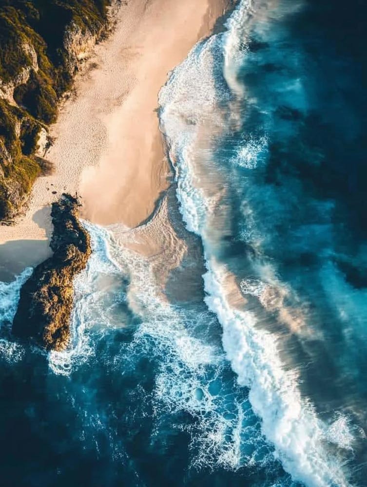 Aerial View Of A Beach 110