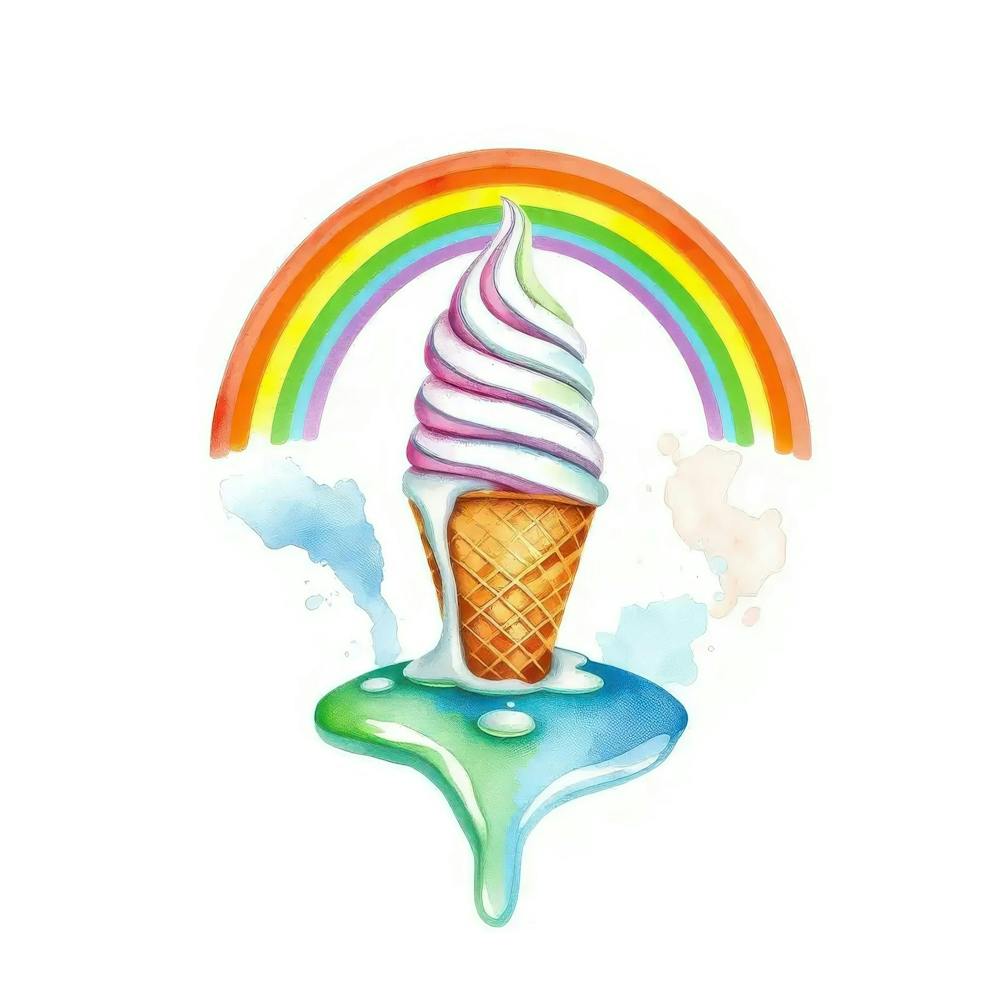 Rainbow Ice Cream