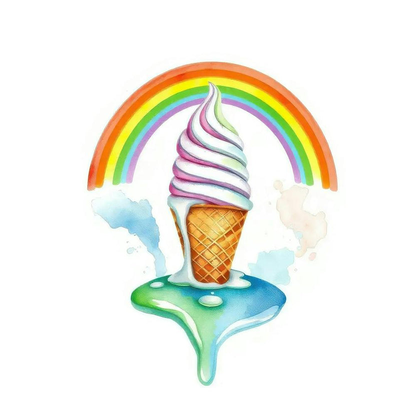 Rainbow Ice Cream