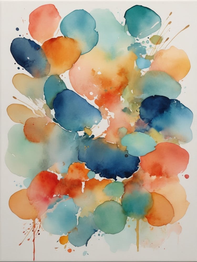 Abstract Watercolor Painting 9