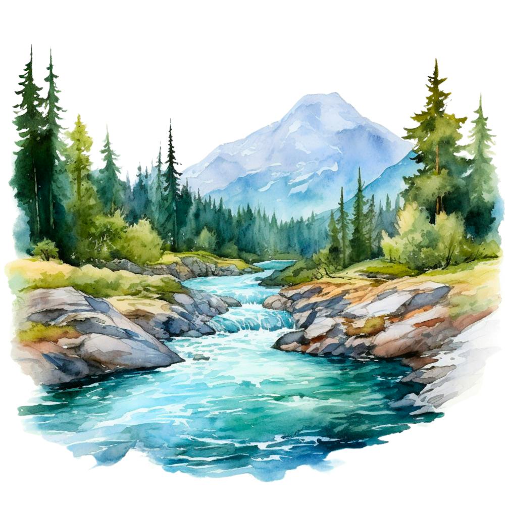 Watercolor Landscape 12