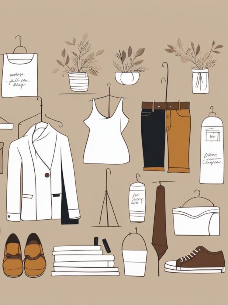 Clothes On Hangers