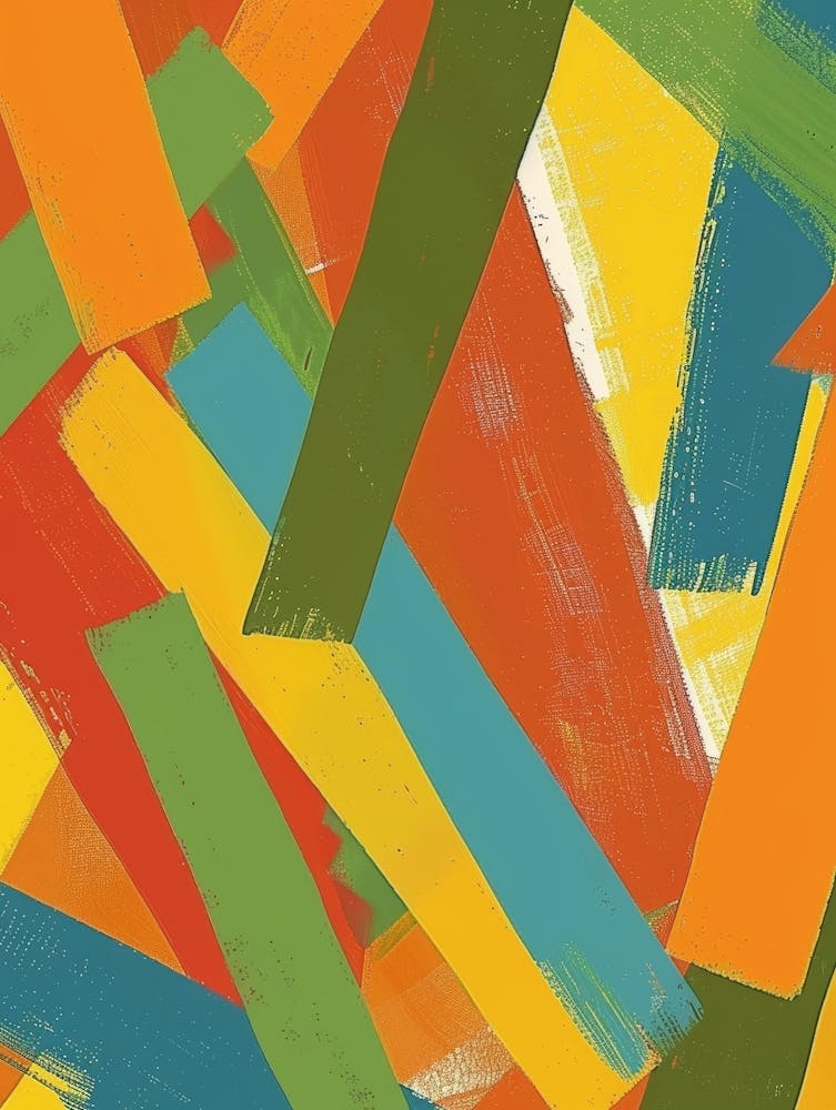 Abstract Brushstrokes 45