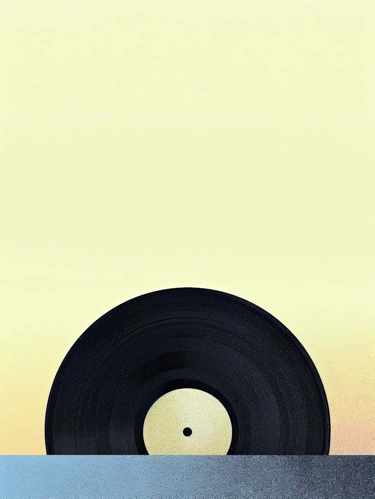 Vinyl Vibes Vinyl Poster