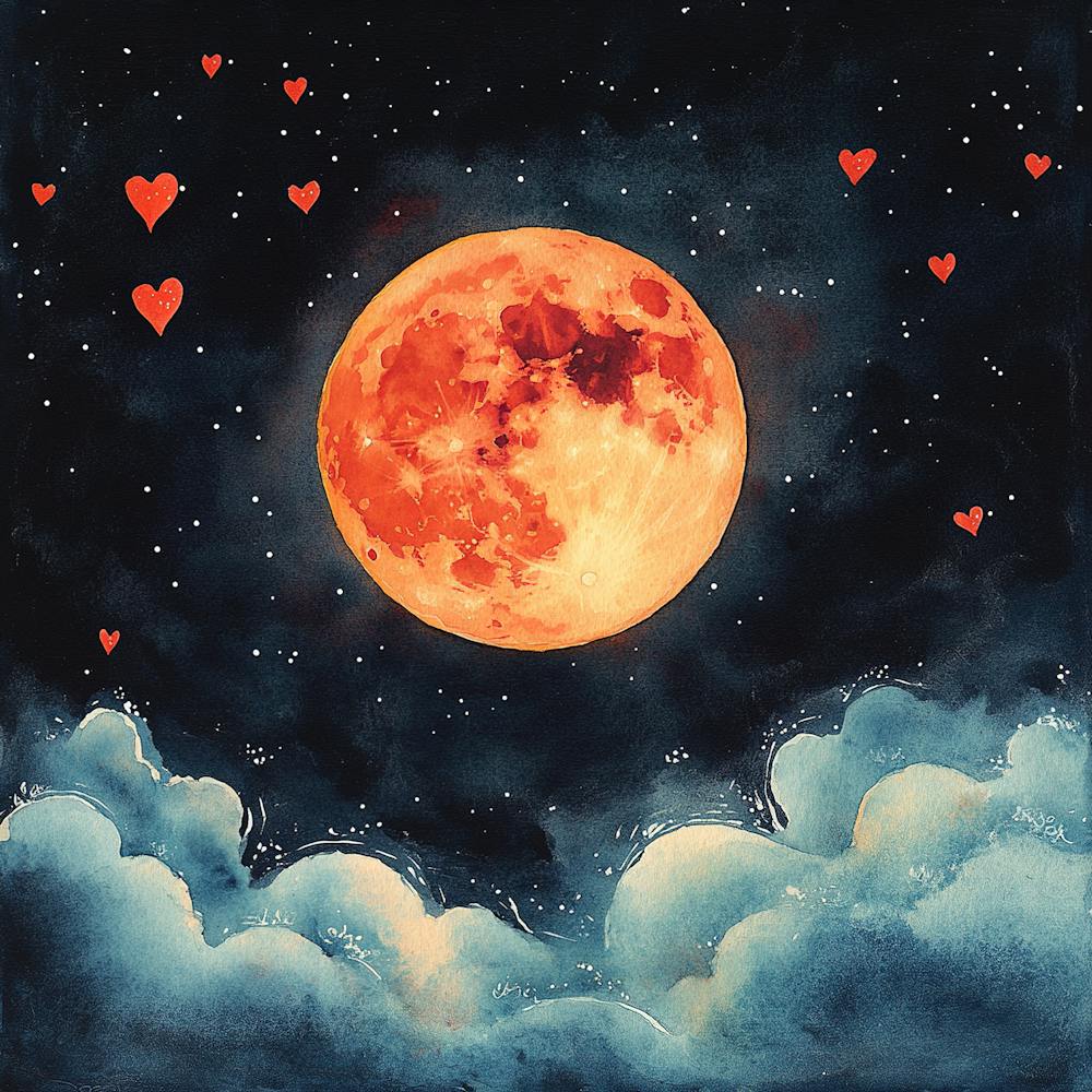 Dreamy Romantic Moon 1