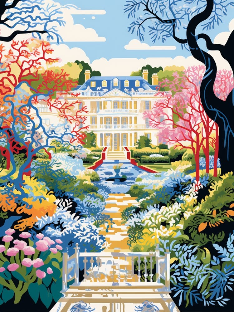 Dumbarton Oaks Usa Modern Illustration 2