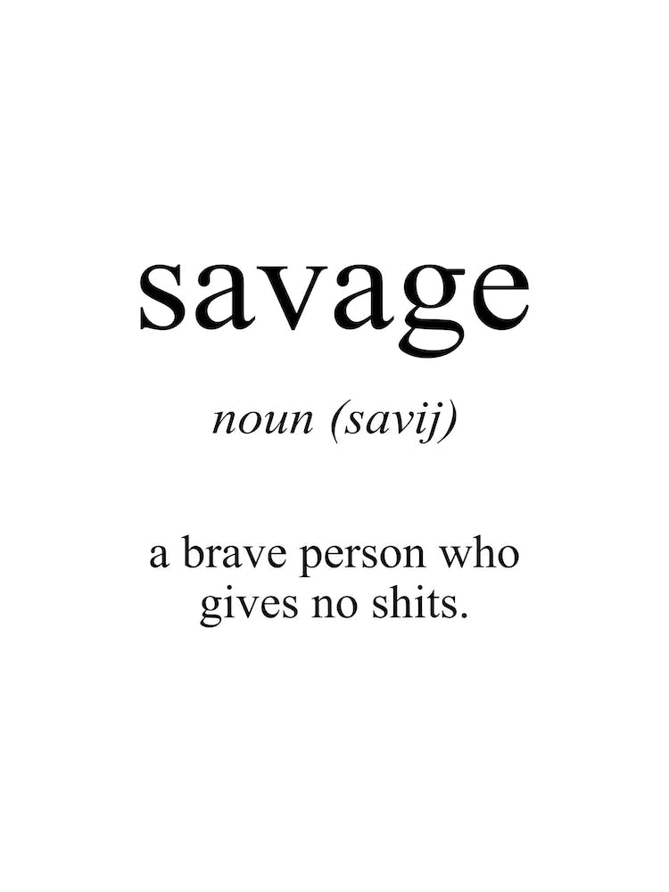 Savage Meaning