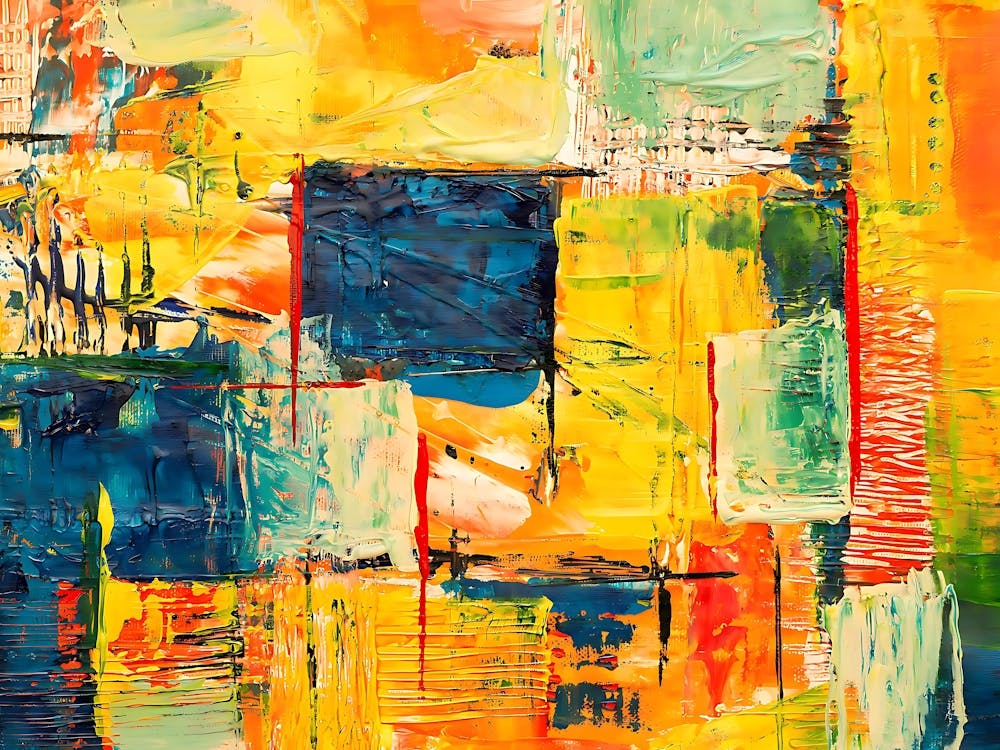 Modern Colorful Abstract Expression