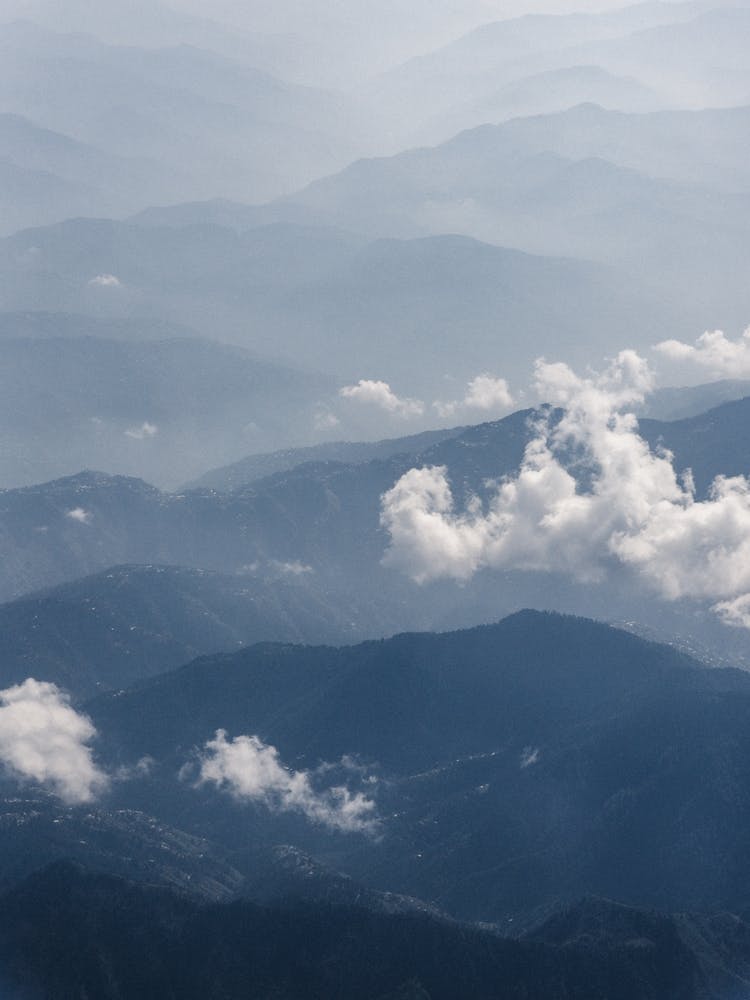 Aerial View Of Karakorum Mountains