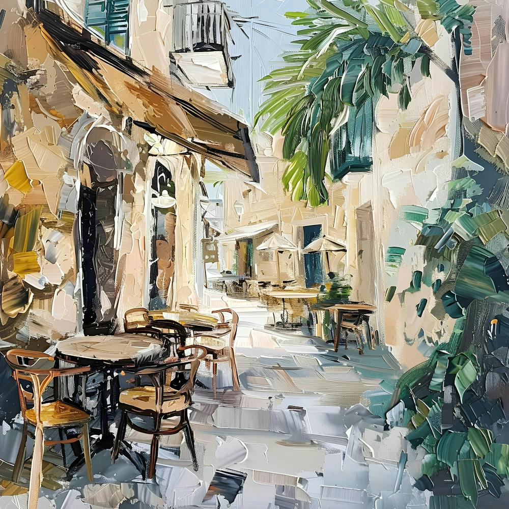 Cafe Street Mallorca Spain