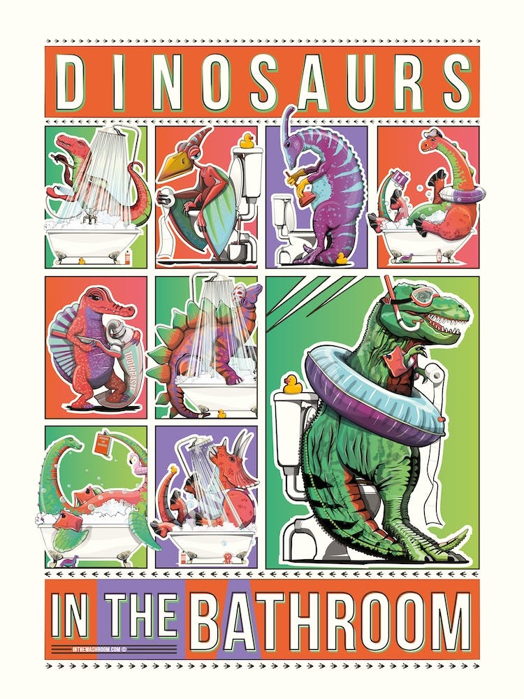Dinosaurs In The Bathroom