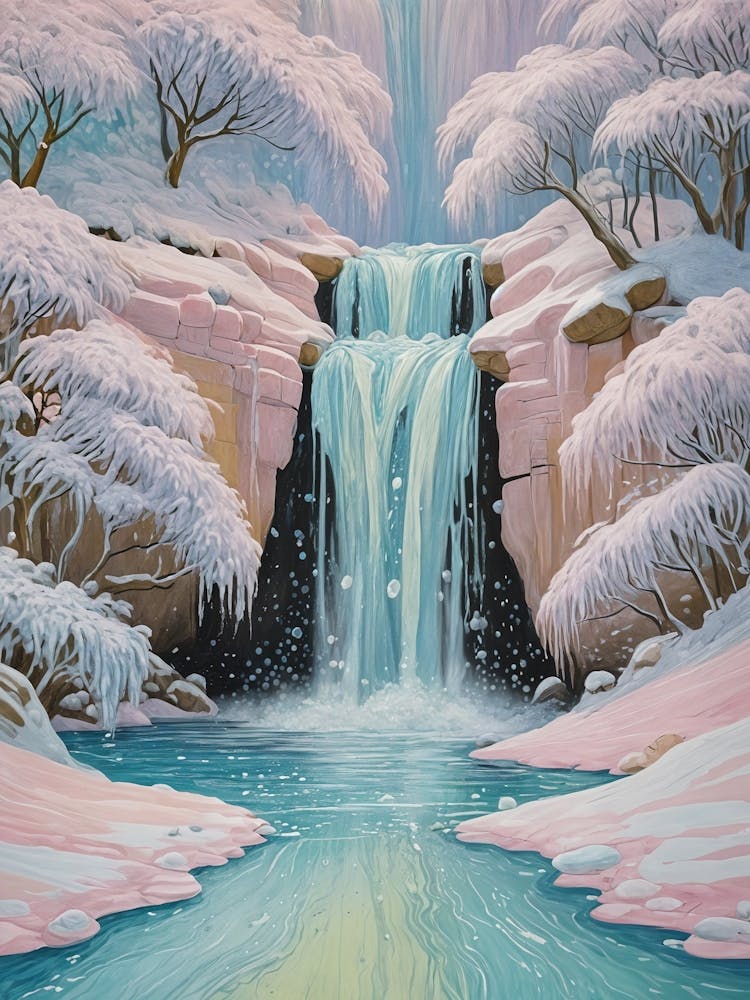 Winter Wonderland Waterfall no1