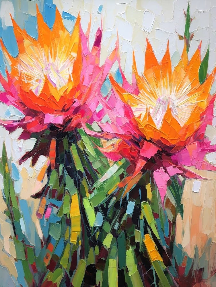 Cactus Painting Melocactus 2