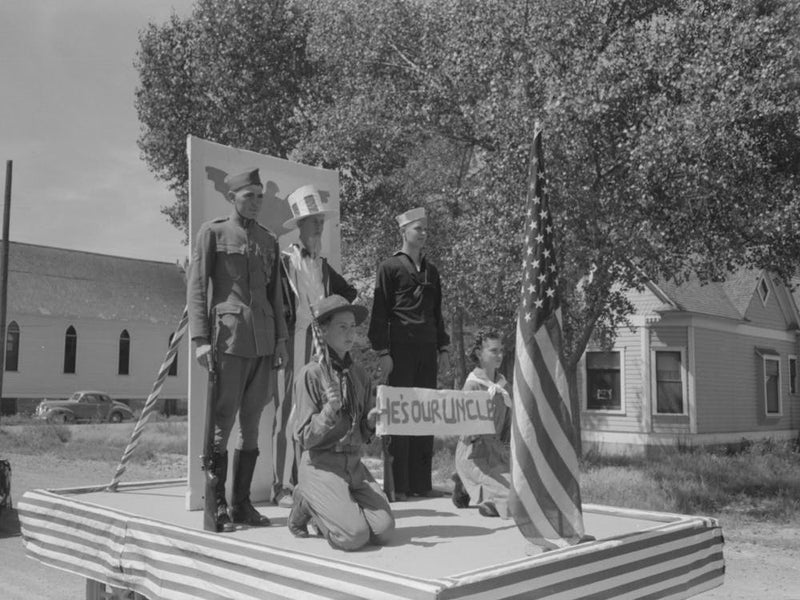 Float In The Fourth Of July Parade, Vale, Oregon By Russell Lee