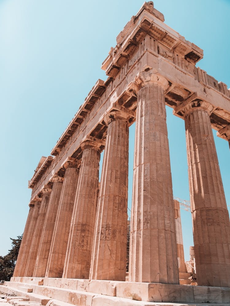 Athens Greece, the Acropolis seen from below