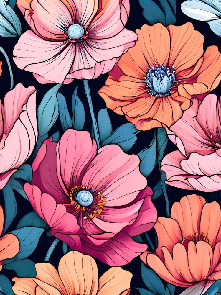 Seamless Floral Pattern 6