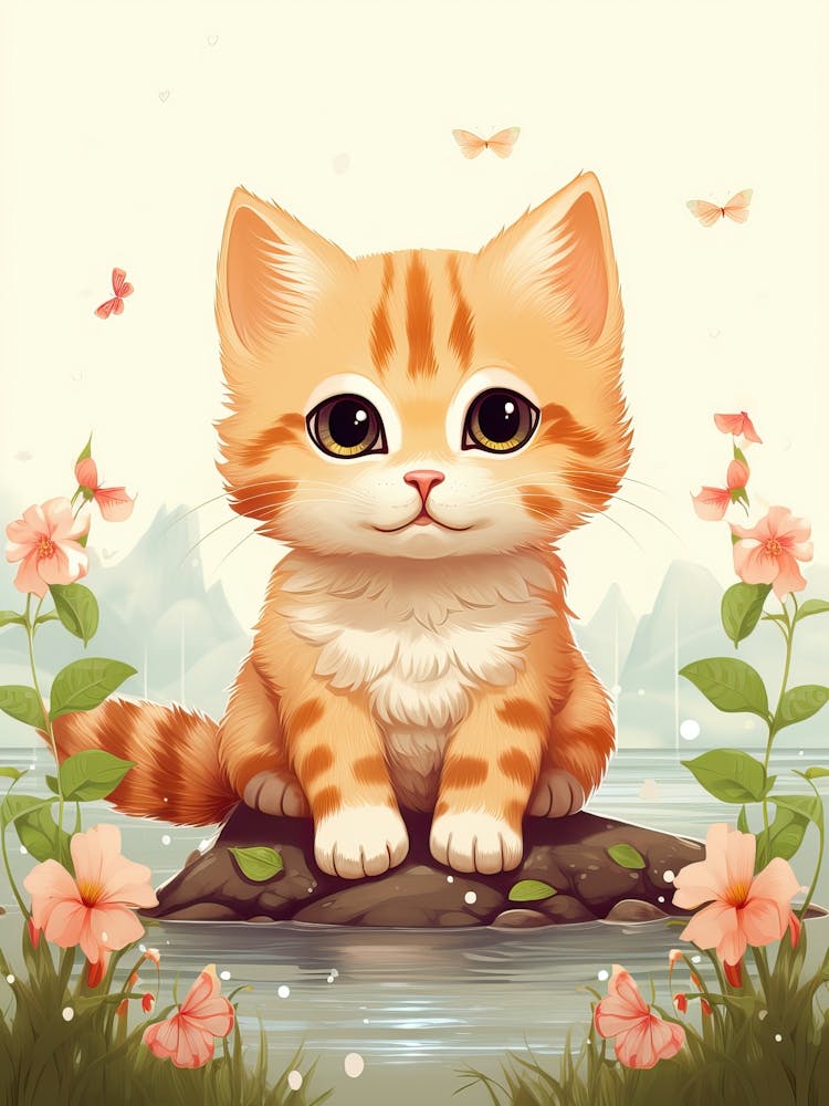 Kawaii Cat Drawings 3