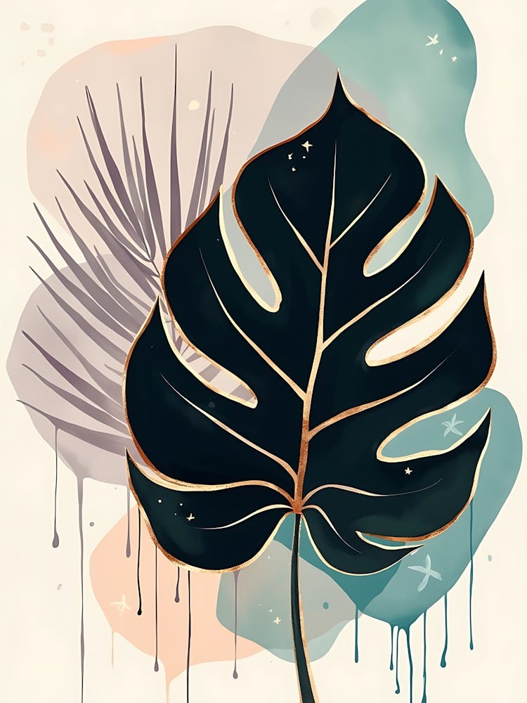 Tranquil Nature Shapes in Soft Earth Colors