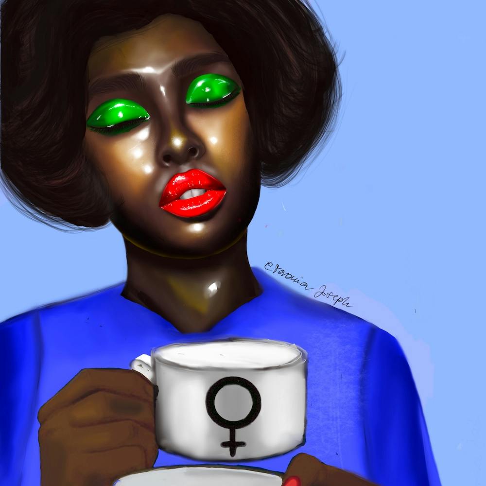Morning Confidence Girl Square
