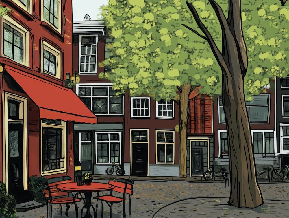 Amsterdamer Straßenszene 1