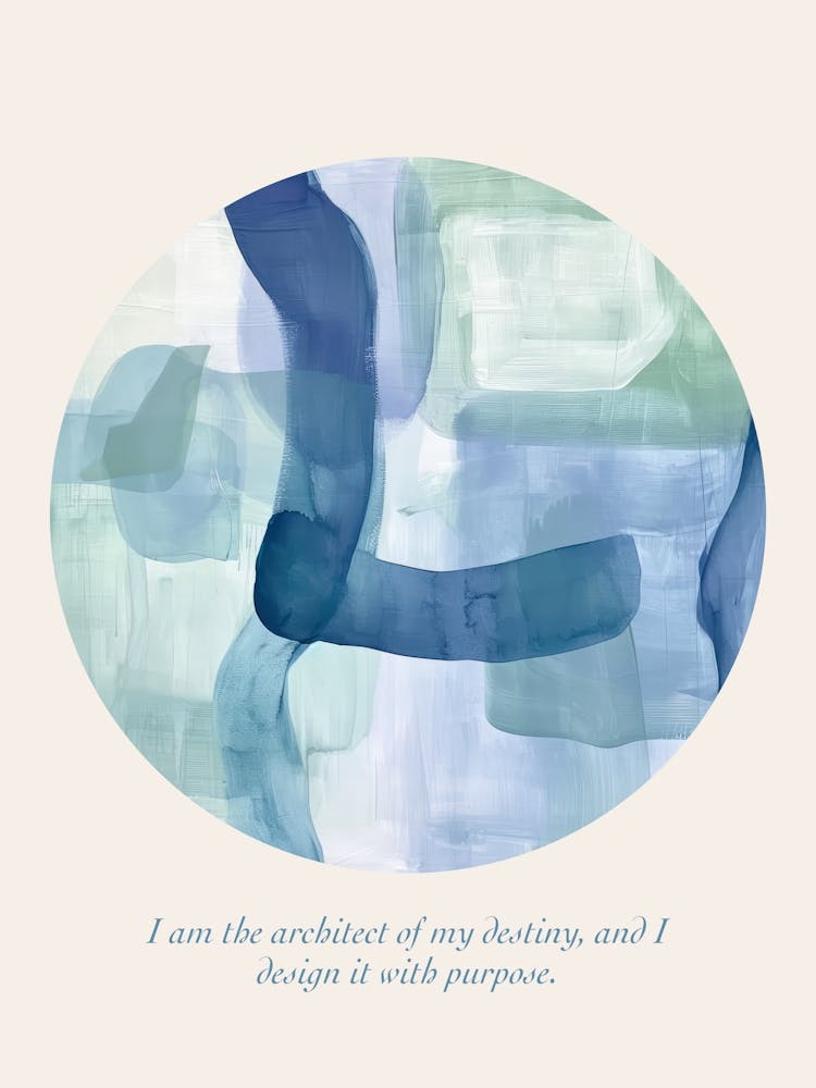 Affirmations Je Suis L'Architecte De Mon Destin, Et Je Le Conçois Avec Intention